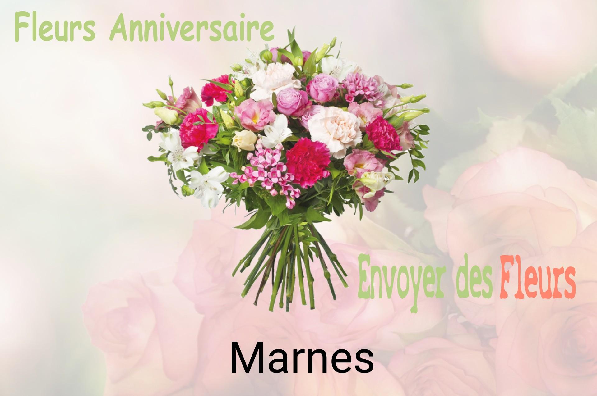 Bouquet de fleurs d’anniversaire livré à Marnes